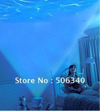 10pcs Mini Ocean Sea Wave LED Projector MP3 Speaker USB Lamp