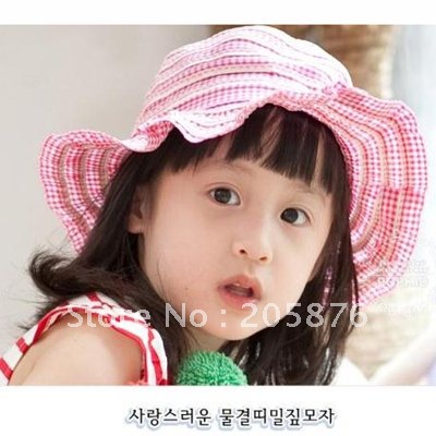 Baby Sunhat on Solid Color Baby Straw Sun Hat With Big Flower Kids Beach Cap Large