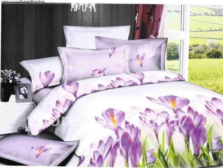 Purple Flower Bedding