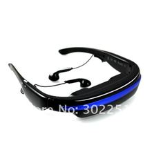 Wholsale 52" MP4 MP5 player Portable Video Glasses Eyewear Mobile Theatre 2GB iTV goggles products free shipping 5pcs /Lot