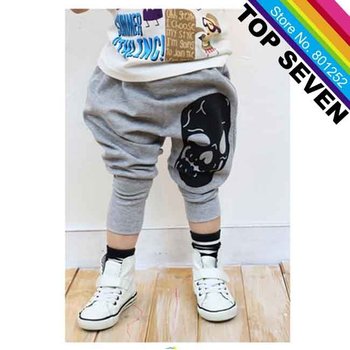 2013 New Arrive ISSO KIDS  Harem Cotton Pants Kids Knitted Sport Pants Children Spring Clothing Free Shipping