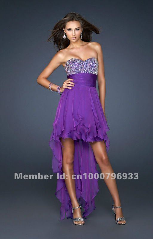 ... Party Dresses Purple Chiffon PromParty Dresses US Size:0,2,4,6,8,10