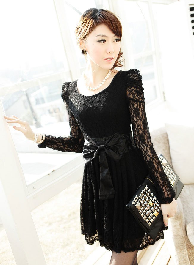 Long Sleeve Lace Dresses