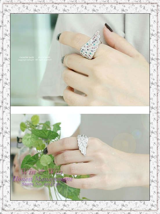 Free Shipping 10 pieces/lot Folk style ring ladies gauze Rose Ring adjustable opening lady rings girl rings  R1031