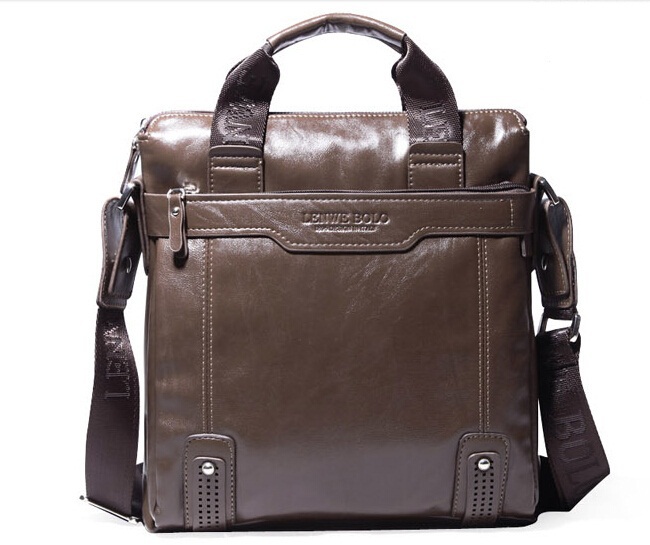 2015 New Style Men's Backpack PU Leather Student Casual School