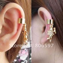 WHCEC049,Promotion!free shipping wholesale gold plated classics Cupid ear cuff,fashion clip earrings