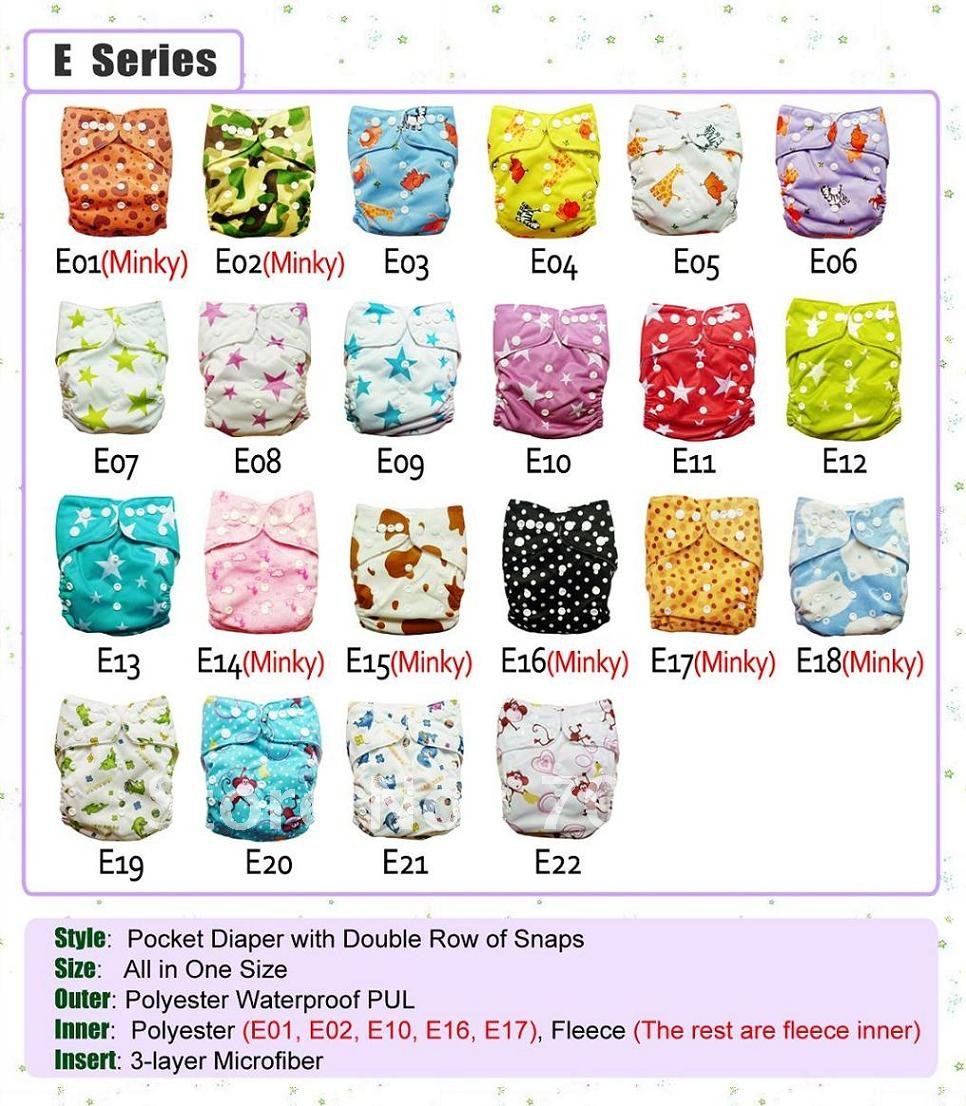 ALVA baby reusable nappies cloth diaper disposible reusable washable nappies 20pcs diapers E(China (Mainland))