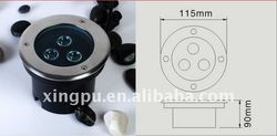2012 HOT SALE solor power 24v 3W led undergroud light DMX512 control(China (Mainland))