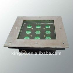 2012 HOT SALE solor power 24v 9W led undergroud light DMX512 control(China (Mainland))