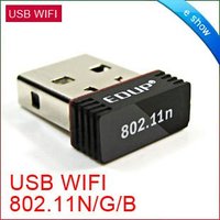 EDUP Mini Wireless N 11n 150M Wi-Fi wireless Nano USB network card Adapter Dongle Black D0168A Eshow