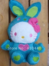 New Hello Kitty Blue Rabbit Plushies Doll Toy 8