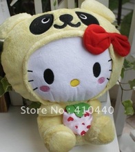 New Hello Kitty Yellow Bear Plushies Doll Toy 12