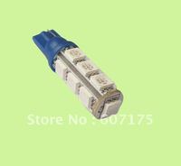 wholesale free shipping by DHL New Car bulbs SMD 5050 13PCS Led Brake light Stop Turn Tail blue ,  MOQ: 100PCS