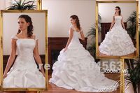 Free Shipping Elegant Off the Shoulder Wedding Dresses Custom size/color