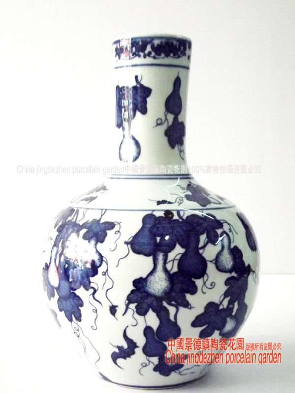 Wedding decorationAntique Imitation Qing Dynasty Emperor Qianlong blue and 