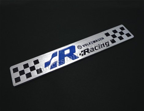 Free Auto Racing Fonts on Pcs Vw Racing R Line Aluminum Alloy Emblem Badge Decal Sticker For