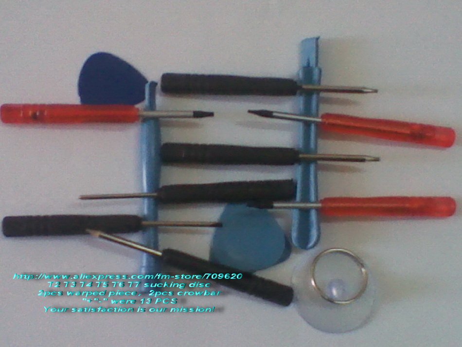 *100 set(10400pcs)*Freeshipping,2012 China Hot sell telephone open mouth maintenance tools,for blackberry and apple(3G/4G)phones