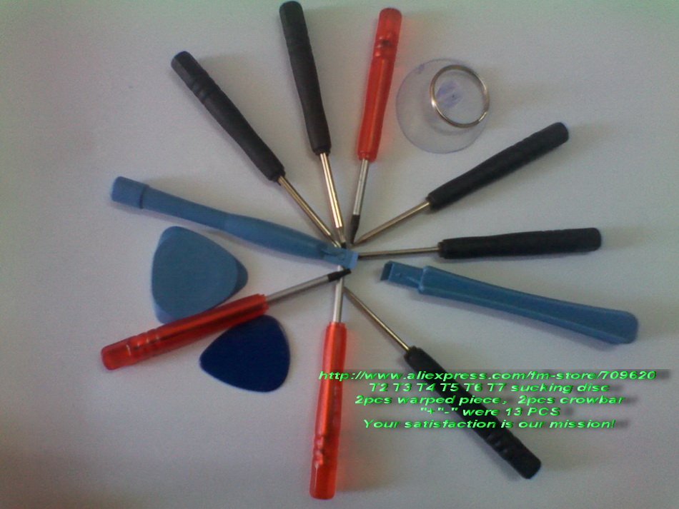 *100 set(10400pcs)*Freeshipping,2012 China Hot sell telephone open mouth maintenance tools,for blackberry and apple(3G/4G)phones