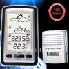 Wireless Weather Station Temperature Humidity with Sensor 100M Clock(China (Mainland))