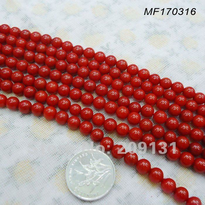 10mm DIY  Jewelry Coral Beads Ball ,free shipping