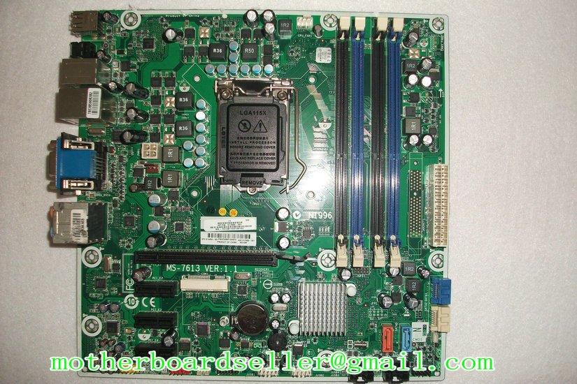 Pour hp iona- gl8e h57 ms-7613 614494-001 carte mère intel, livraison gratuite! Habituellement 3-6 expédition le jour