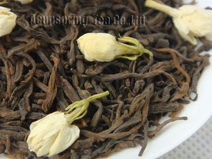 2008 JingMai Mountain Loose Puer Tea 250g Jasmine Loose Leaf Ripe Pu er 8 8oz Puerh
