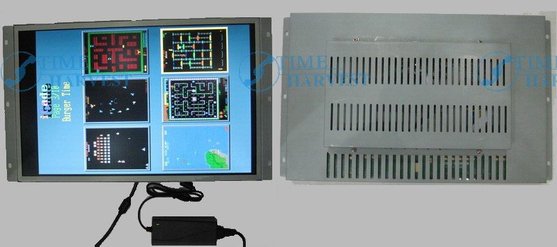 17 inch (4 : 3) open frame LCD with holder for arcade game Cabinet/Cocktail/table top/slot game/amusement/coin operator machine