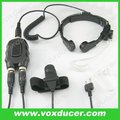 Replaceable tactical throat microphone for Vertex interphone VX-510 VX-520UD