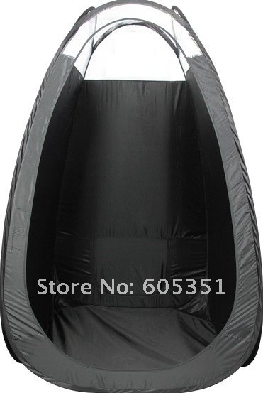 Original Black Airbrush Spray Tan Pop up Tanning Tent 120*120*210cm--1pcs/lot(China (Mainland))