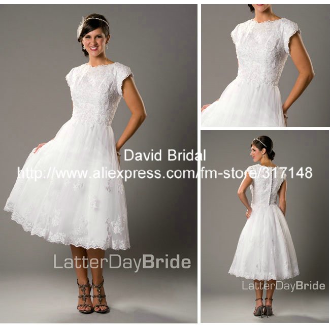 shorter length wedding dresses