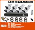 cctv system 8ch dvr kits + H.264 DVR +waterproof Cameras Sony  420TVL + 3G Mobile remote viewing