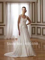 sleeves backless clear appliques wedding gowns white custom made