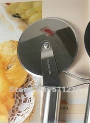Free shipping Stainless steel Pizza Cutter(China (Mainland))