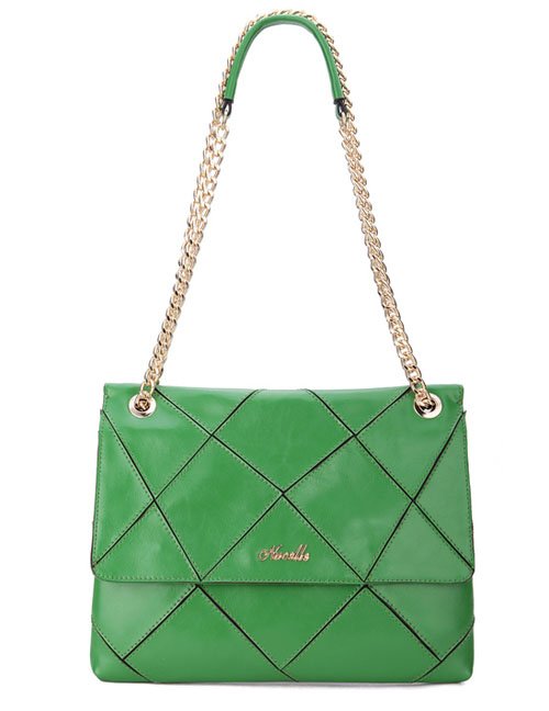 تشكيلة حقائب شيك للصبايا 2013-Fashion-Inspired-Chain-Handbag-Green.jpg