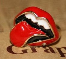 Romantic Sexy Charming Lip Ring For Lady Girl 4pcs/Lot Z-Q315 Free Shipping