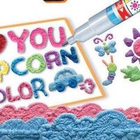 angela10pcs/lotSuper-special Super cute Popcorn pen Magic bubbles colored pens DIYGraffiti pen Drawing pen 6Color