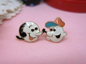 Special! POPEYE the Sailor & Girl Friend OLIVE imbalance stud Earrings free shipping(China (Mainland))