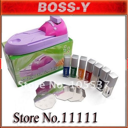 nail stamping printing machine polish best price free shipping [drop ship](China (Mainland))