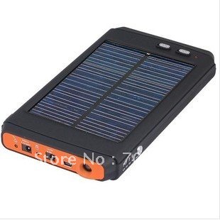 Free shipping !11200MAH portable solar power charger solar mobile phone charger solar notebook laptop charger(China (Mainland))
