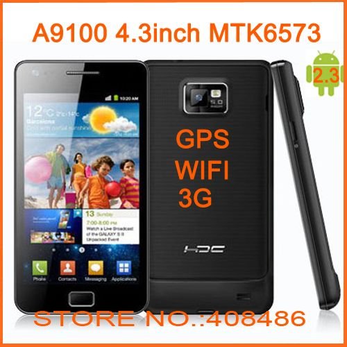4.0"TFT Capacitive Touch Screen A3 MTK6573  Dual Sim cards  GSM/Wcdma  GPS WIFI TVandroid 2.3  phone hu
