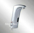 Free Shipping New Style Single Hot&Cold Tap Automatic Sensor Faucets Inductive Basin Sink Water Tap b0012S(China (Mainland))