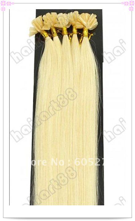 20" 22" 24" Remy #613 100g Nail tip Human Hair Extension Free Shipping 20" 22" 24" Remy #613 100g Nail tip Human Hair Extension Free Shipping