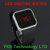 Black Luxury Sport Style LED Digital Watch Mirror Surface Silicone for Lady/ Men Free shipping 5pcs/lot--FX613