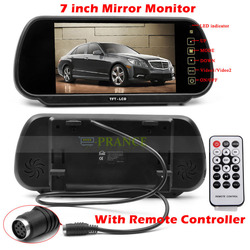 New arrival 7 inch TFT LCD color high resolution Mirror Monitor Car Rear view Camera free shipping(China (Mainland))