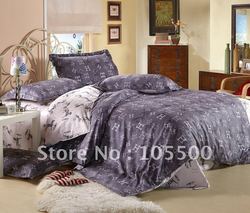 Free Shipping Fashion 100% Cotton printing bed Sheets 4pcs Bedding Set For Retail & Wholesale HT-YCTPBS-30(China (Mainland))