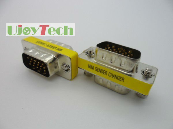 Free shipping VGA Male to Male adapter, High Quality VGA adaptor/converter, In stock+Fast delivery+Tracking number