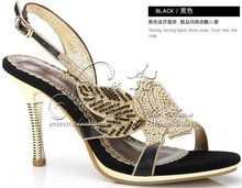 Rose fashion rome sandals,high-heeled,Handmade bordered rhinestone sheepskin thin heel sandals,women crystal shoes&Free shipping