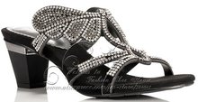 Butterfly Flying fashion sandals thick high heeled Handmade bordered rhinestone sheepskin women crystal shoes gold Free