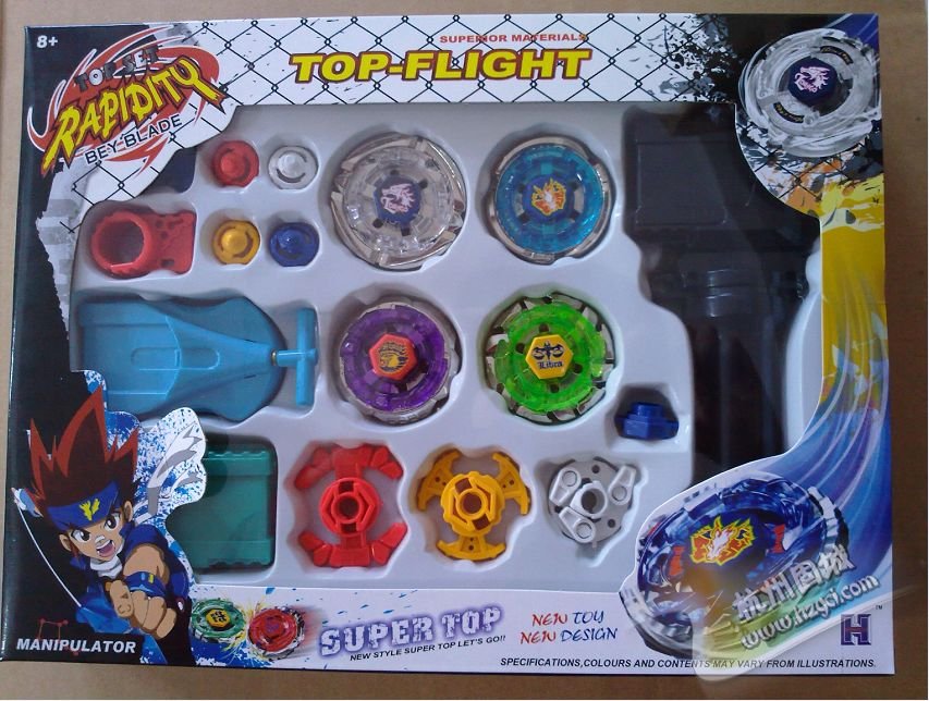 4D Demolition Beyblade Lançador Batalha Beyblade Brinquedos