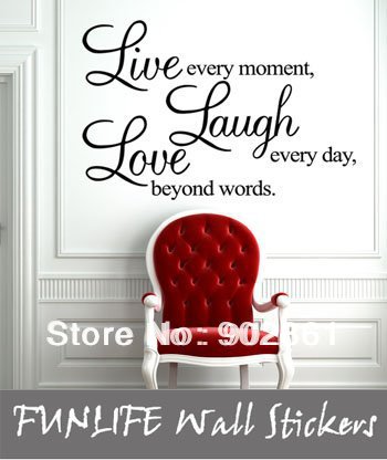 Vinyl Wall  on Vinyl Wall Quotes Lettering Saying Window Wall Stickers Wall Decal